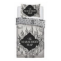 Warner Brothers Harry Potter Marauders map Single Bedding set