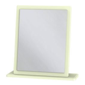 Warwick Cream Oak effect Rectangular Framed Mirror (H)50.5cm (W)48cm