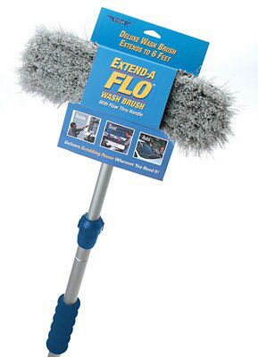 Water-fed Telescopic cleaning brush (W)245mm | DIY at B&Q