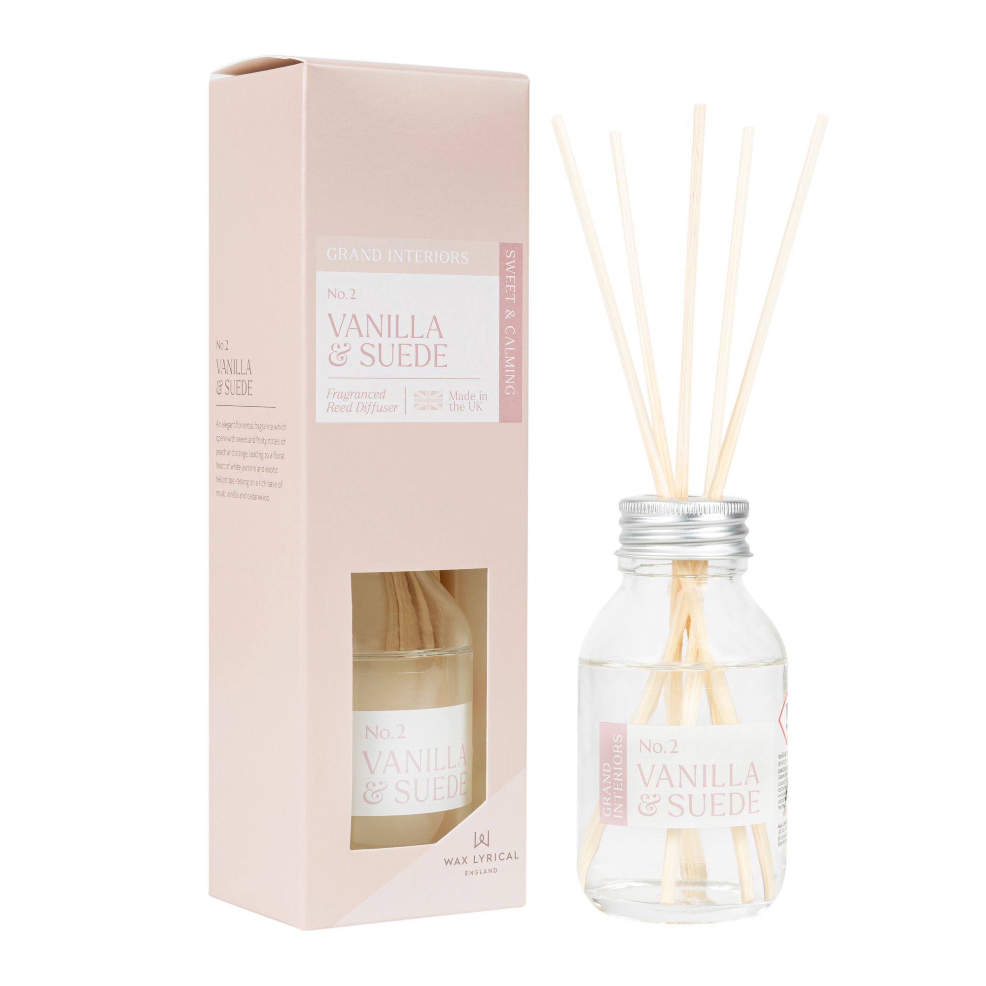 Wax lyrical 100ml Vanilla & suede Reed diffuser DIY at B&Q