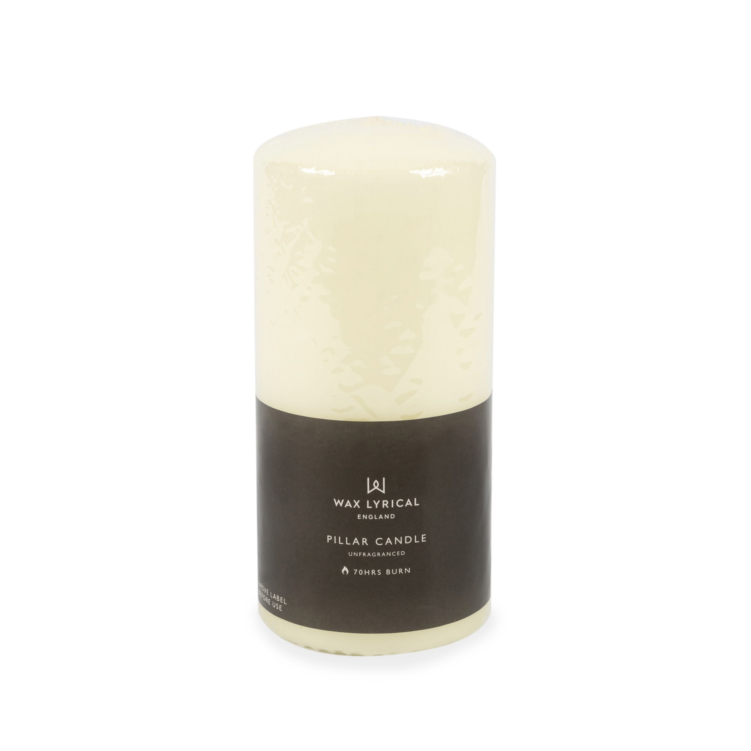 Wax Lyrical Ivory Unscented Pillar candle