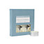 Wax lyrical Linen & cashmere Small Tea lights, Pack of 9
