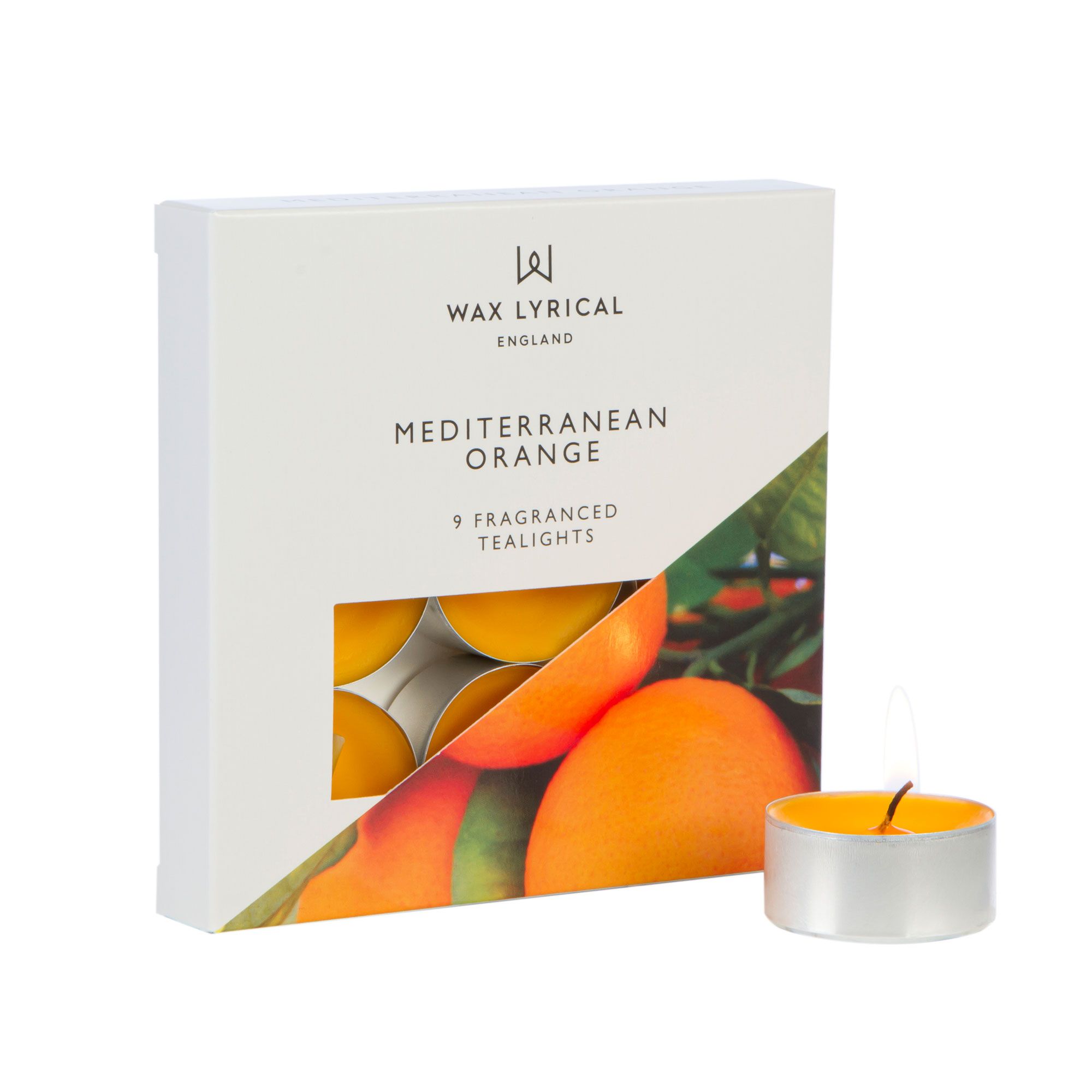 Wax lyrical Mediterranean Orange Tea lights Small, Pack of 9 DIY at B&Q