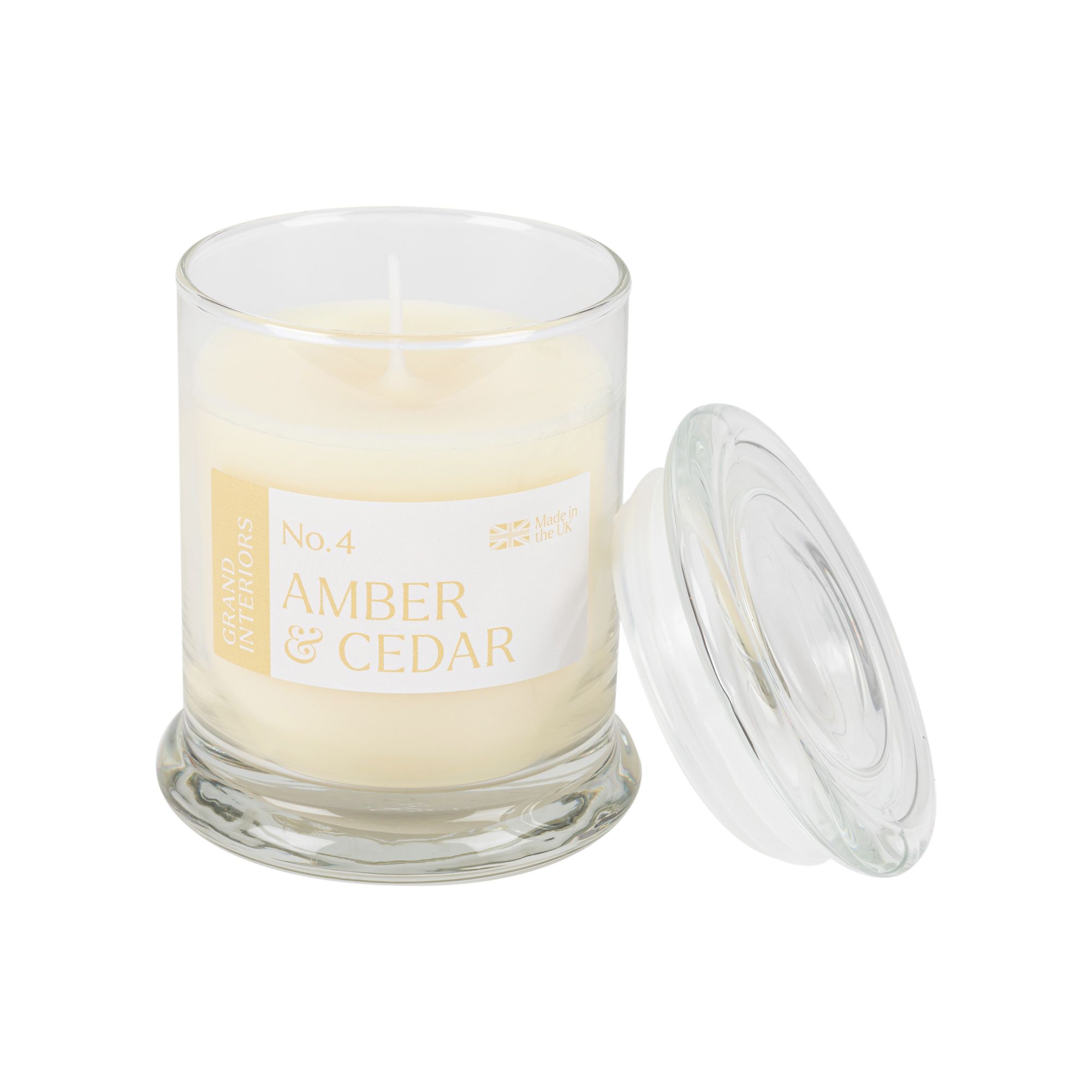 Wax lyrical Orange Amber & cedar Jar candle 772g, Medium DIY at B&Q