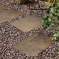 Weathered brown Stepping stone