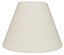 Weave Cream Linen effect Candle Light shade (D)15cm