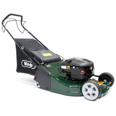 WEBB PETROL 19IN ROLLER MOWER