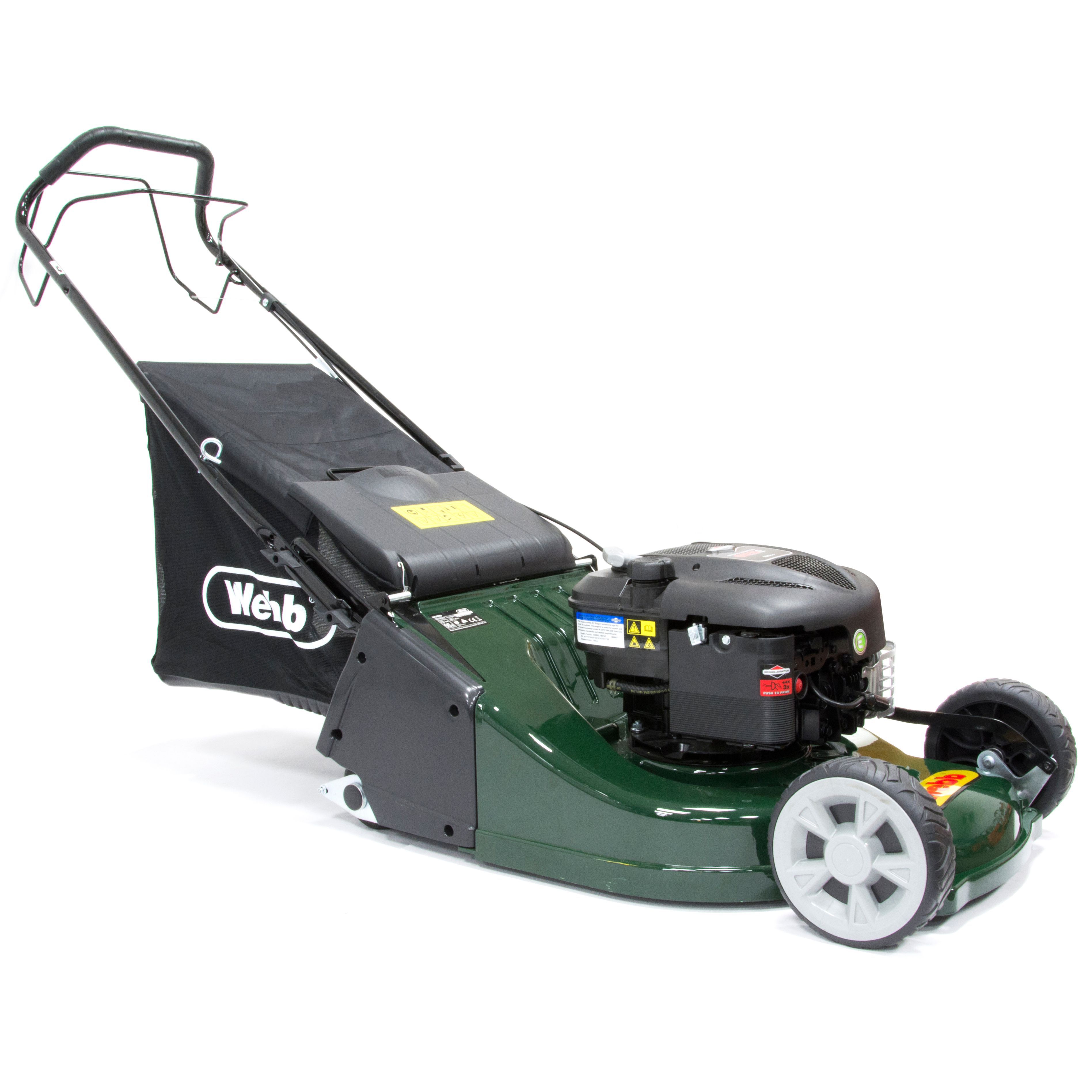 Webb Supreme RR19SP Petrol Lawnmower DIY at B Q