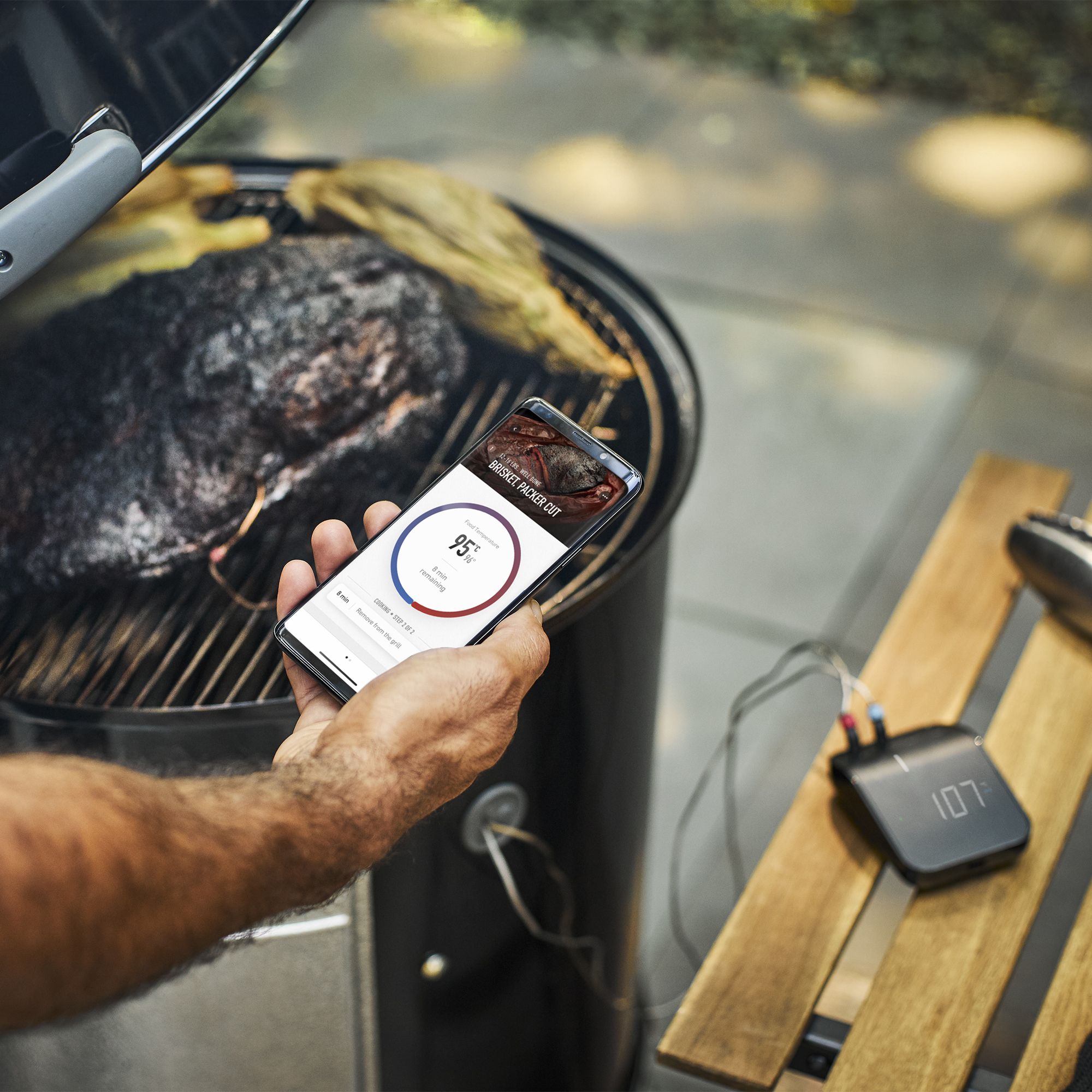 バーベキュー・調理用品 weber connect Smart Grilling Hub Weber Connect スマートグリルハブ の使い方紹介
