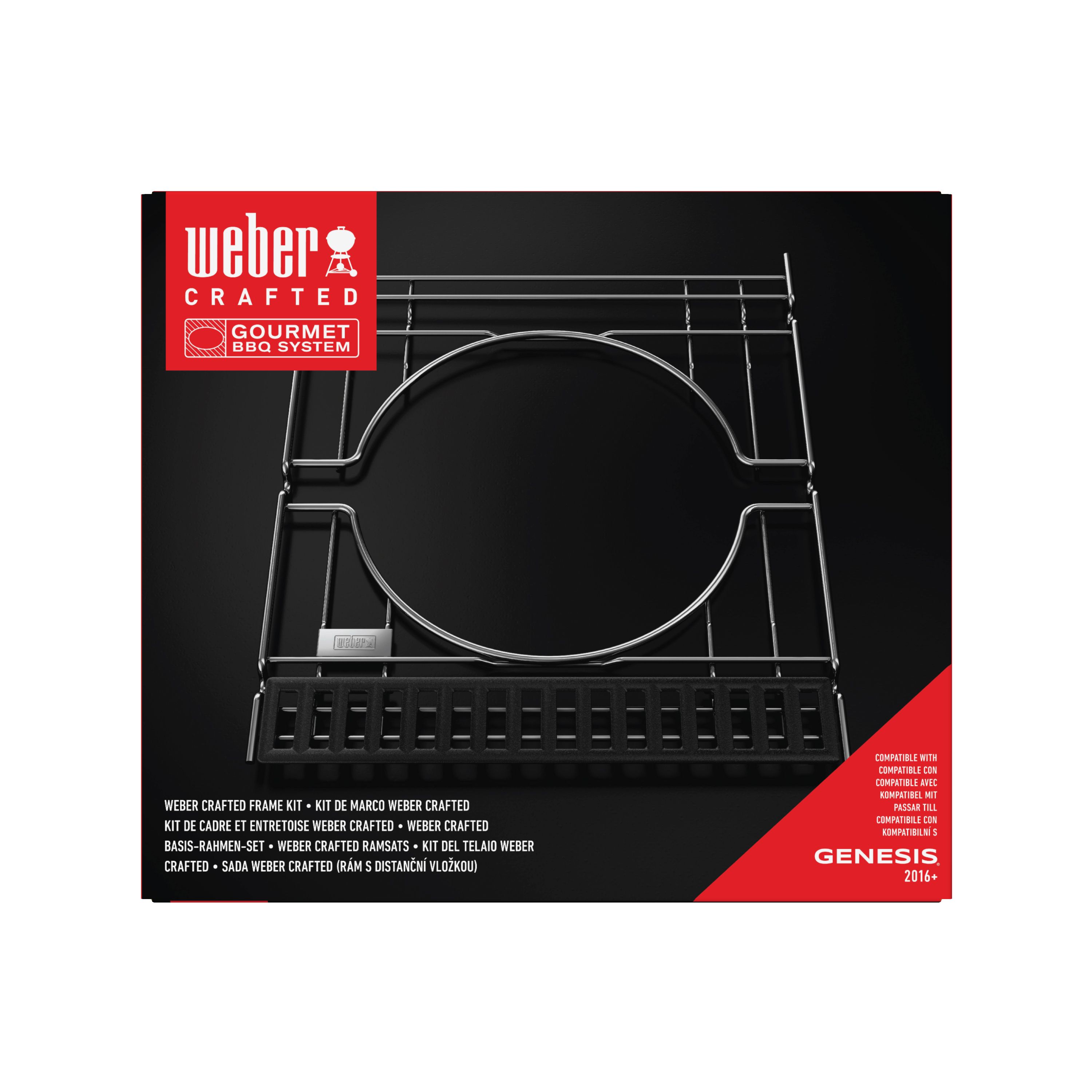 Weber Crafted Genesis Rectangular Stainless steel Barbecue grill expander 42.62cm(L) x 48cm(W) - 3