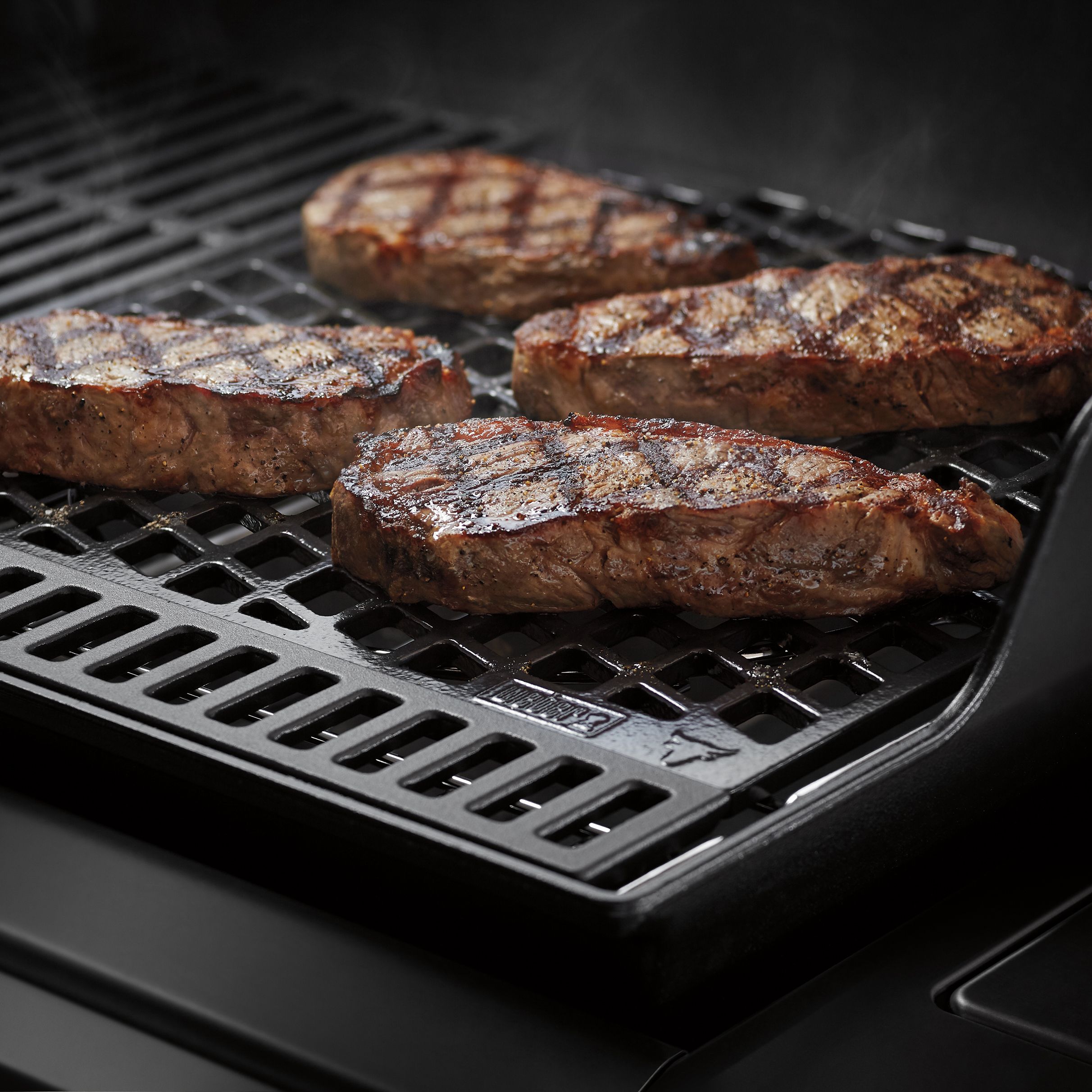 Weber Crafted Rectangular Cast iron Barbecue grate Dual sided 40.64cm(L) x 41.4cm(W) - 4