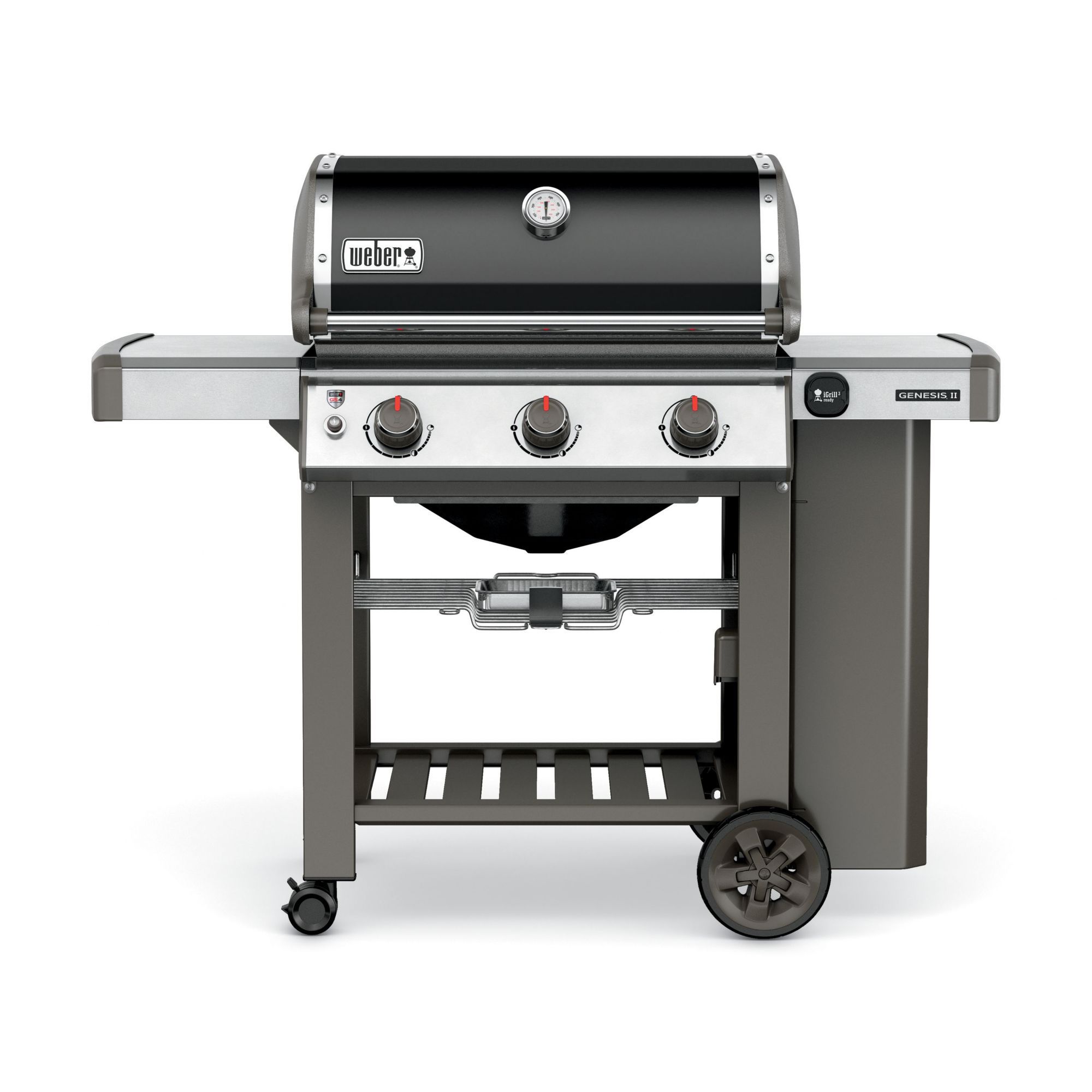 Weber Genesis® II E310 Black 3 burner Gas BBQ