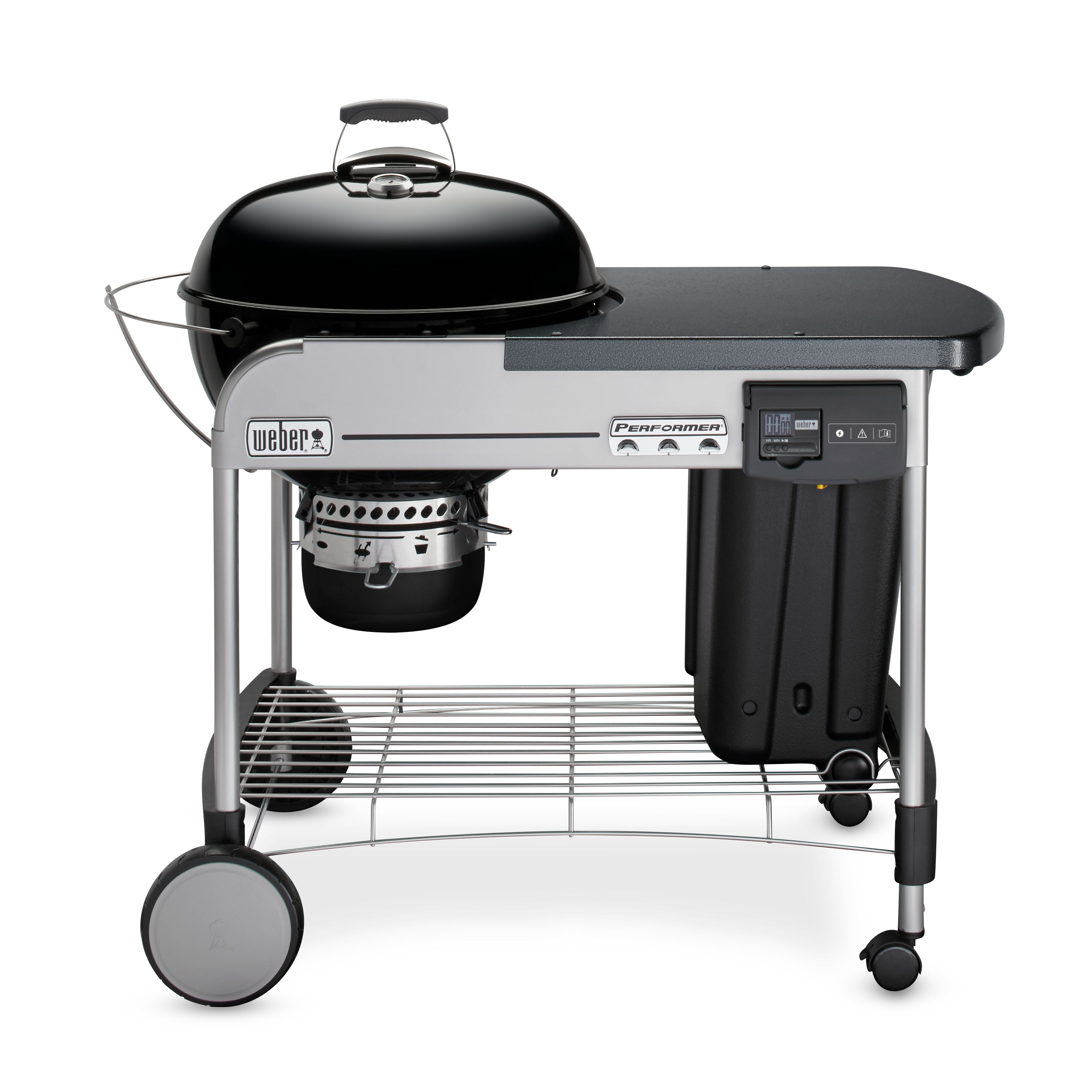 Weber Performer® deluxe GBS Black Charcoal BBQ (D) 570mm