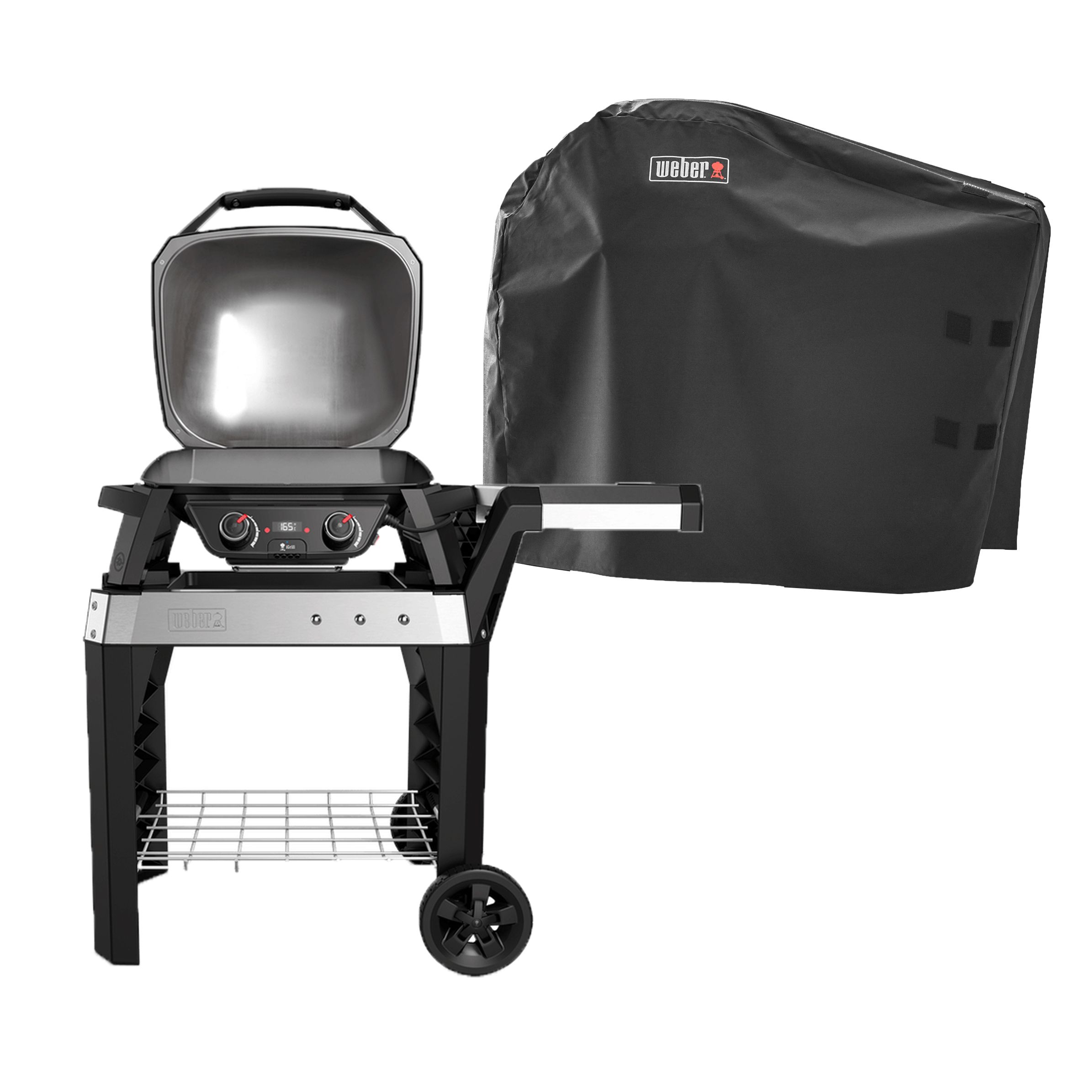 diepvries Ontwaken Embryo Weber Pulse 2000 with cart Electric Barbecue with Cover | DIY at B&Q