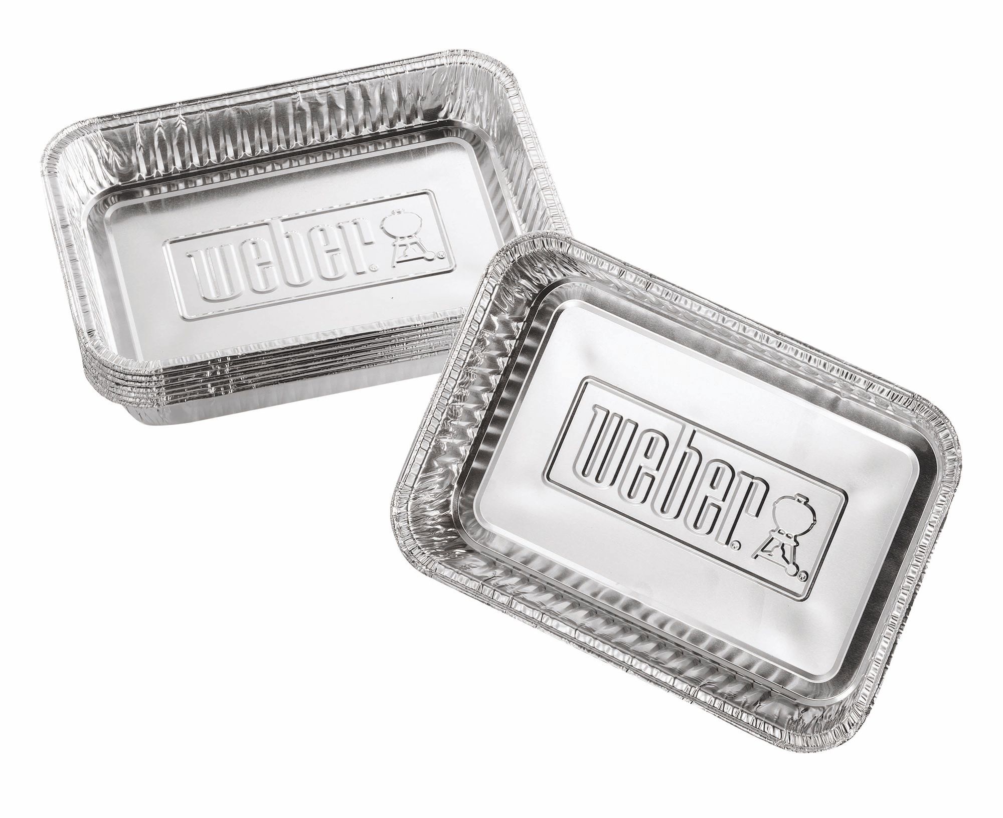 Weber Small Aluminium BBQ drip pan, Pack of 10