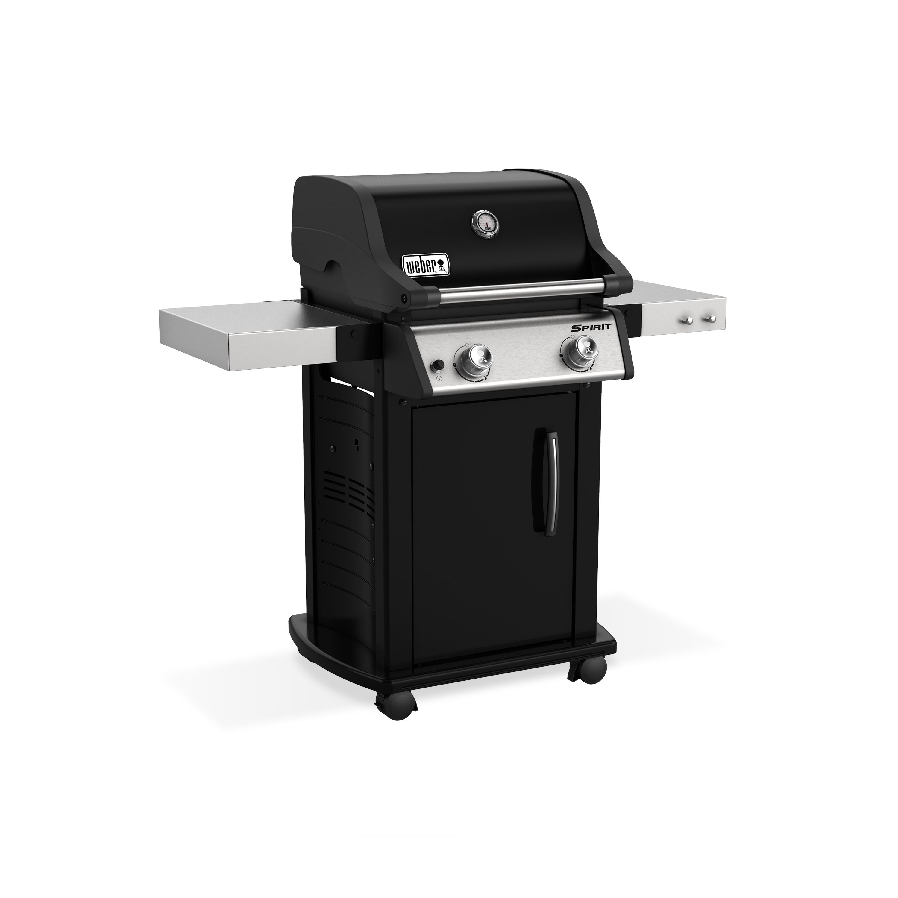 er Spirit E215 Black 2 burner Gas BBQ at B&Q