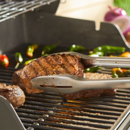 Weber Stainless steel & thermoplastic rubber (TPR) Grill tongs
