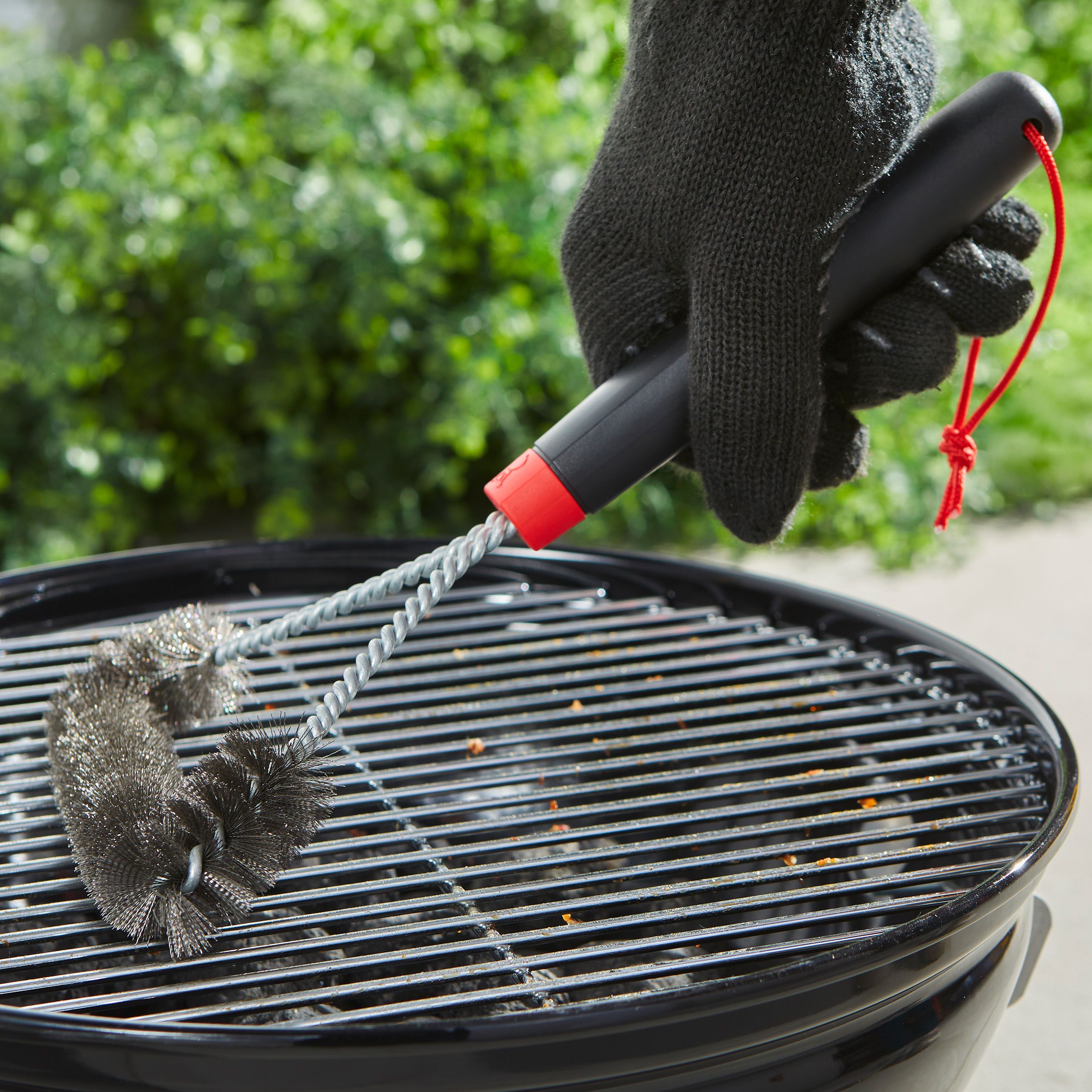 Weber Three sided Stainless steel Grill cleaning brush