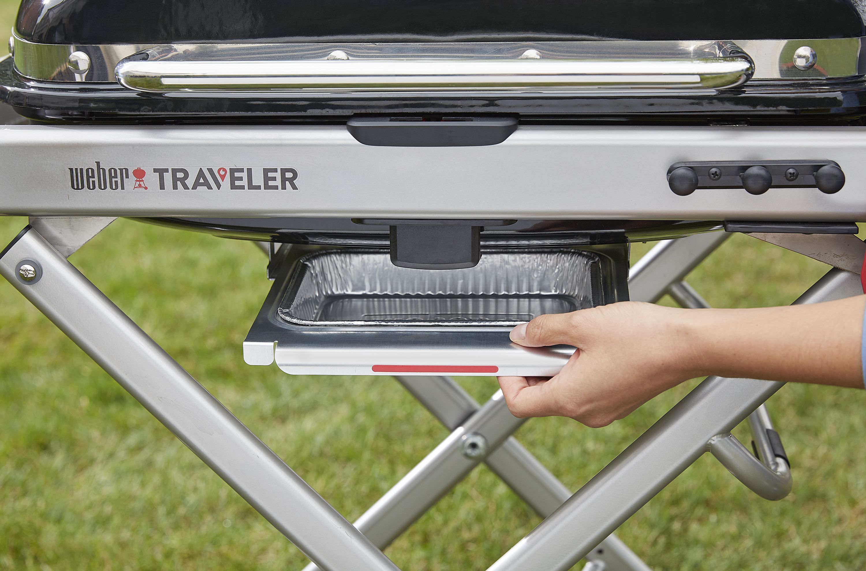 Weber Traveler LP Traveler LP BLK 1 burner Gas BBQ Portable - 5