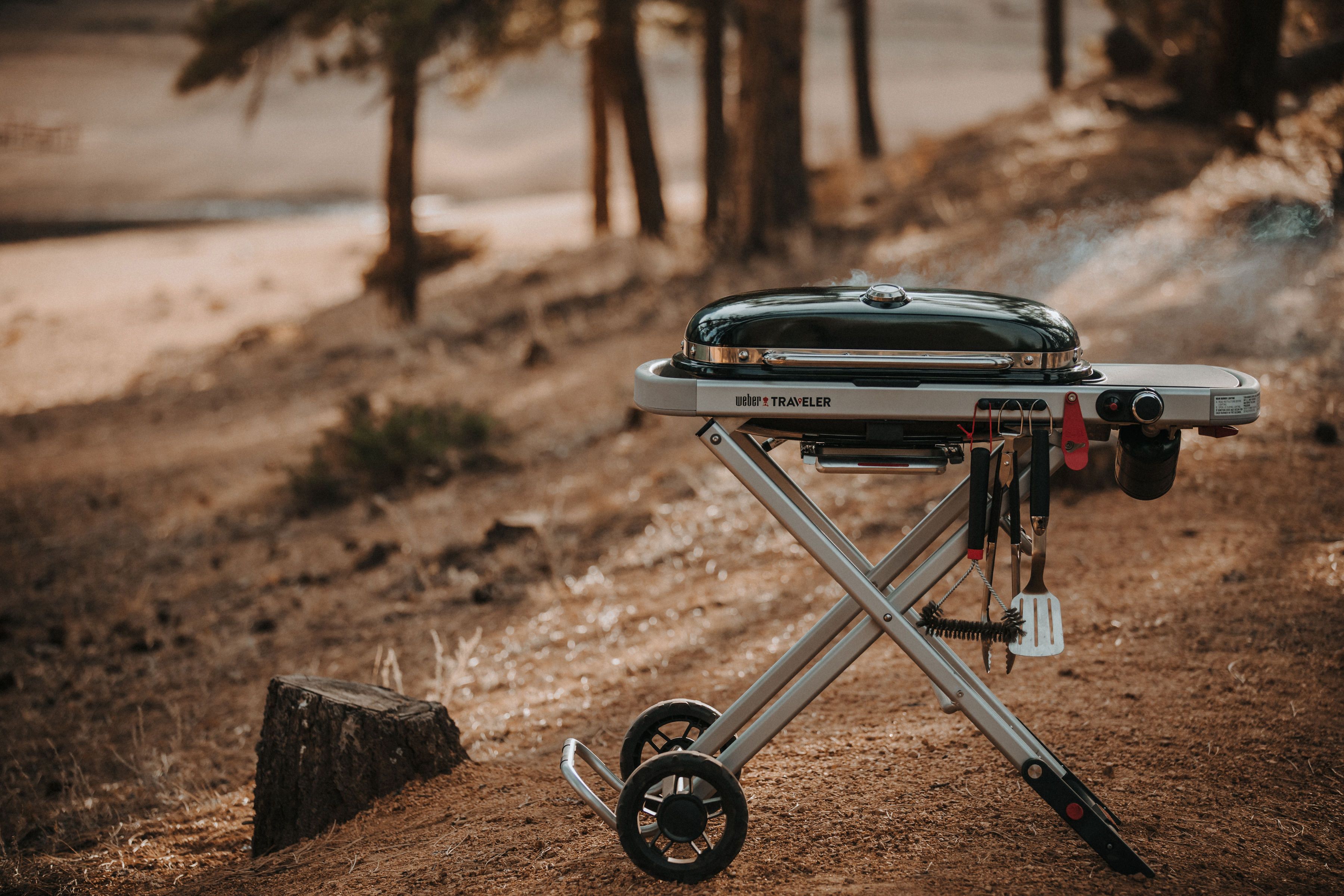 Weber Traveler LP Traveler LP BLK 1 burner Gas BBQ Portable - 6