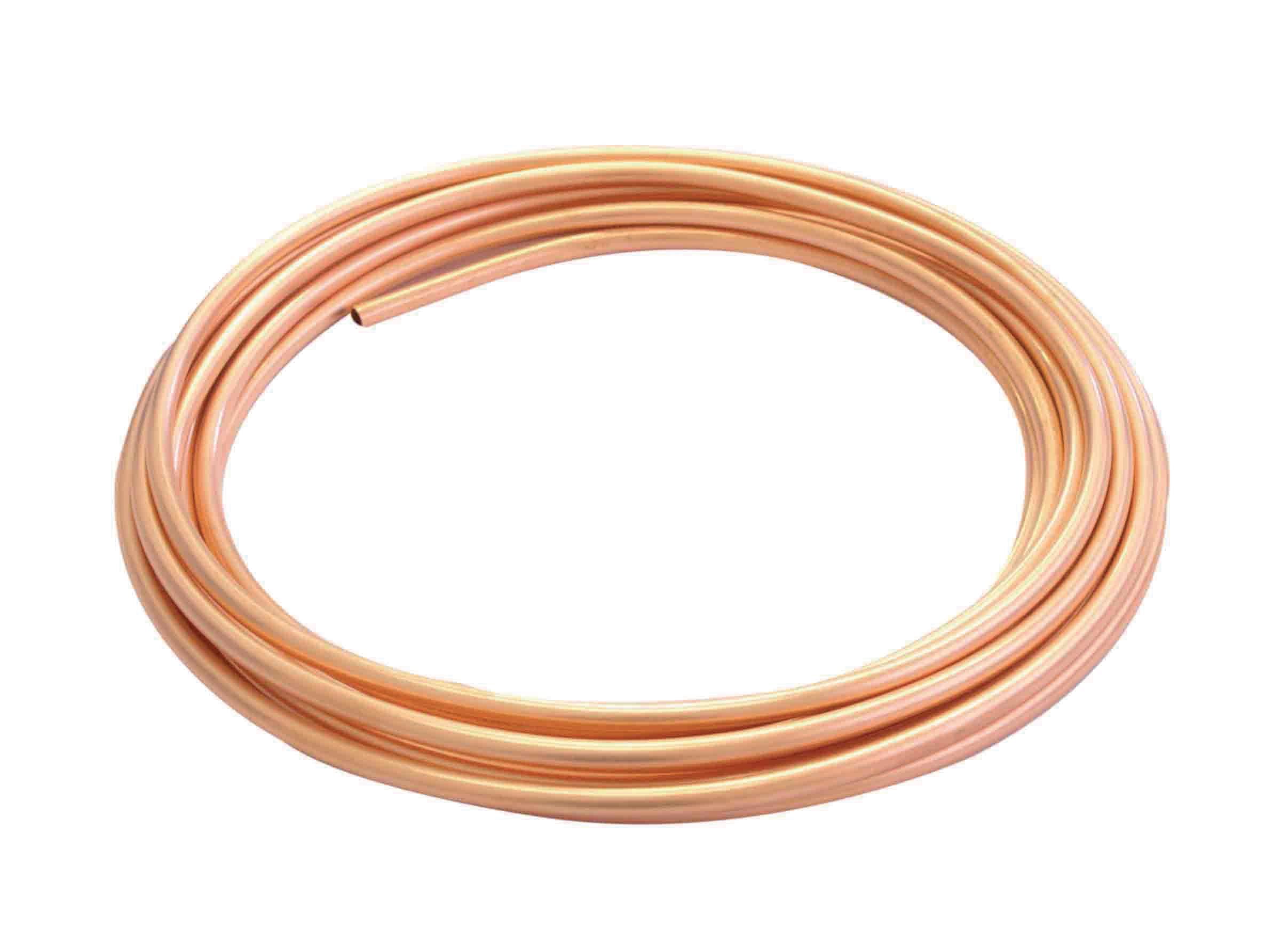 Wednesbury Copper Compression Tube (L)10m (Dia)8mm