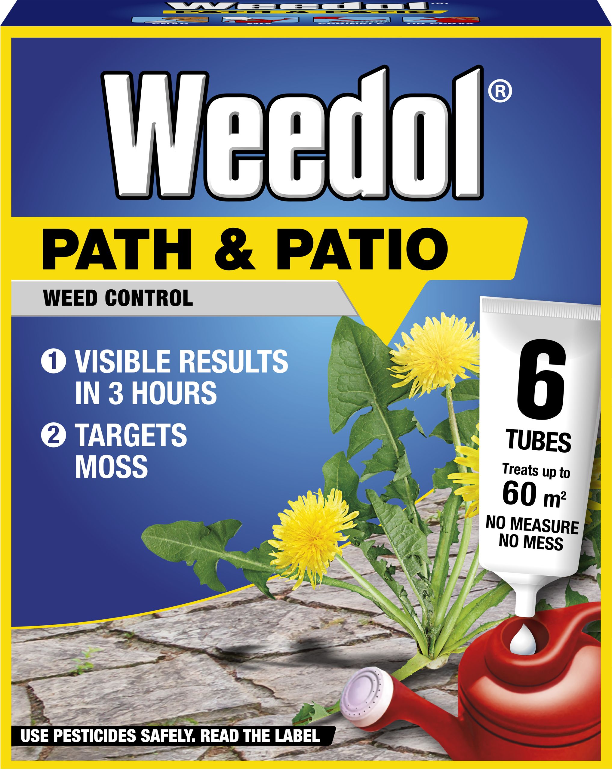 Weedol Path & patio Concentrated Weed killer 0.13L 0.12kg, Pack of 6