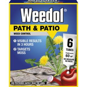 Weedol Path & patio Concentrated Weed killer 0.13L, Pack of 6