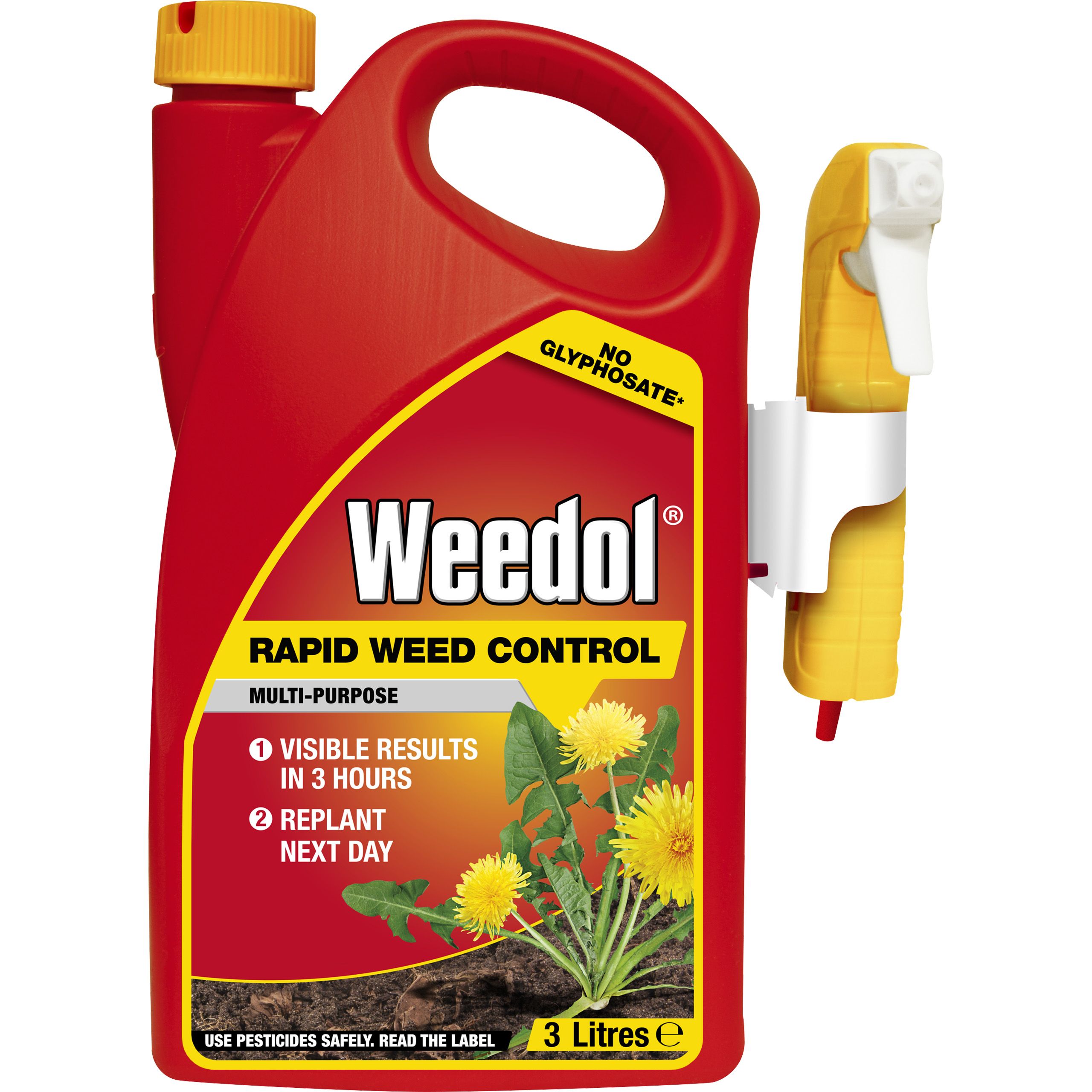 Weedol Rapid Weed killer 3L 3kg DIY at B&Q