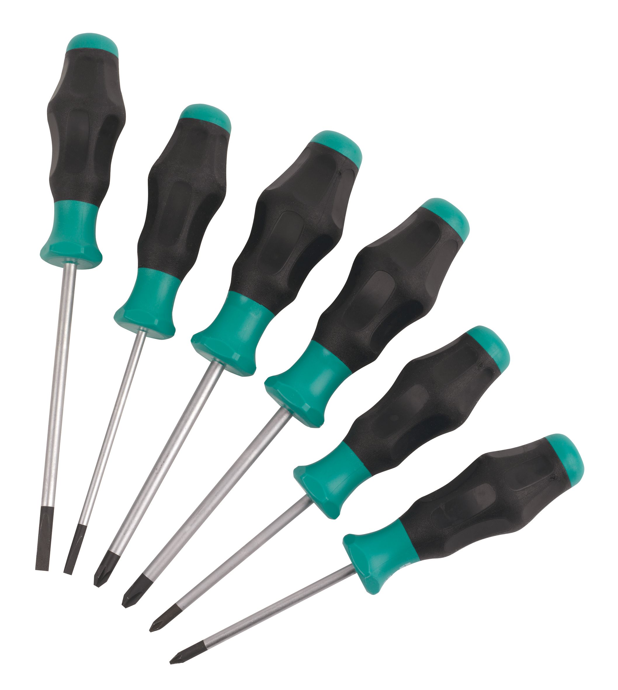 Wera 6 Piece Mixed Screwdriver set DIY at B&Q