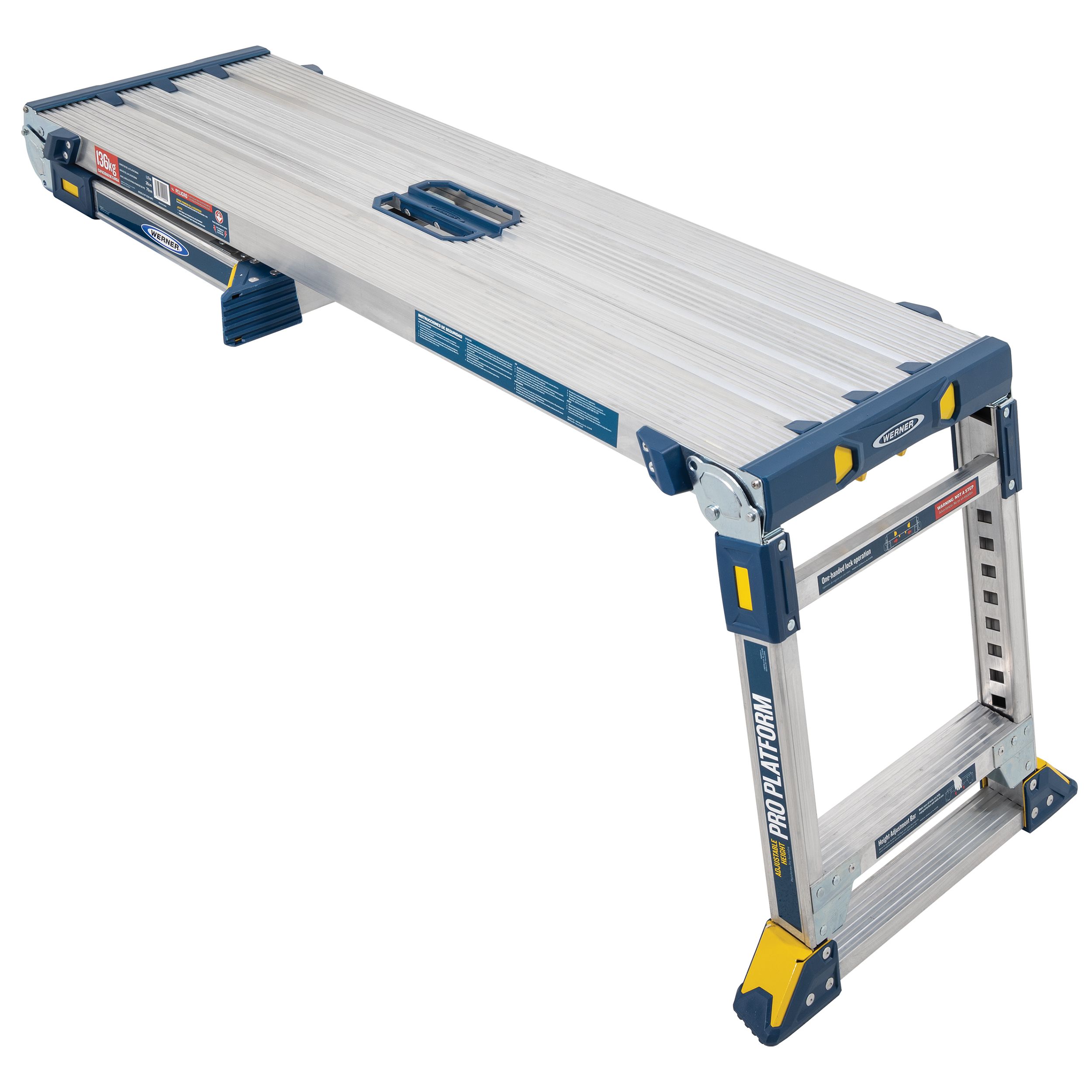 Werner 1 tread Plastic & steel Foldable Step stool (H)0.76m - 15