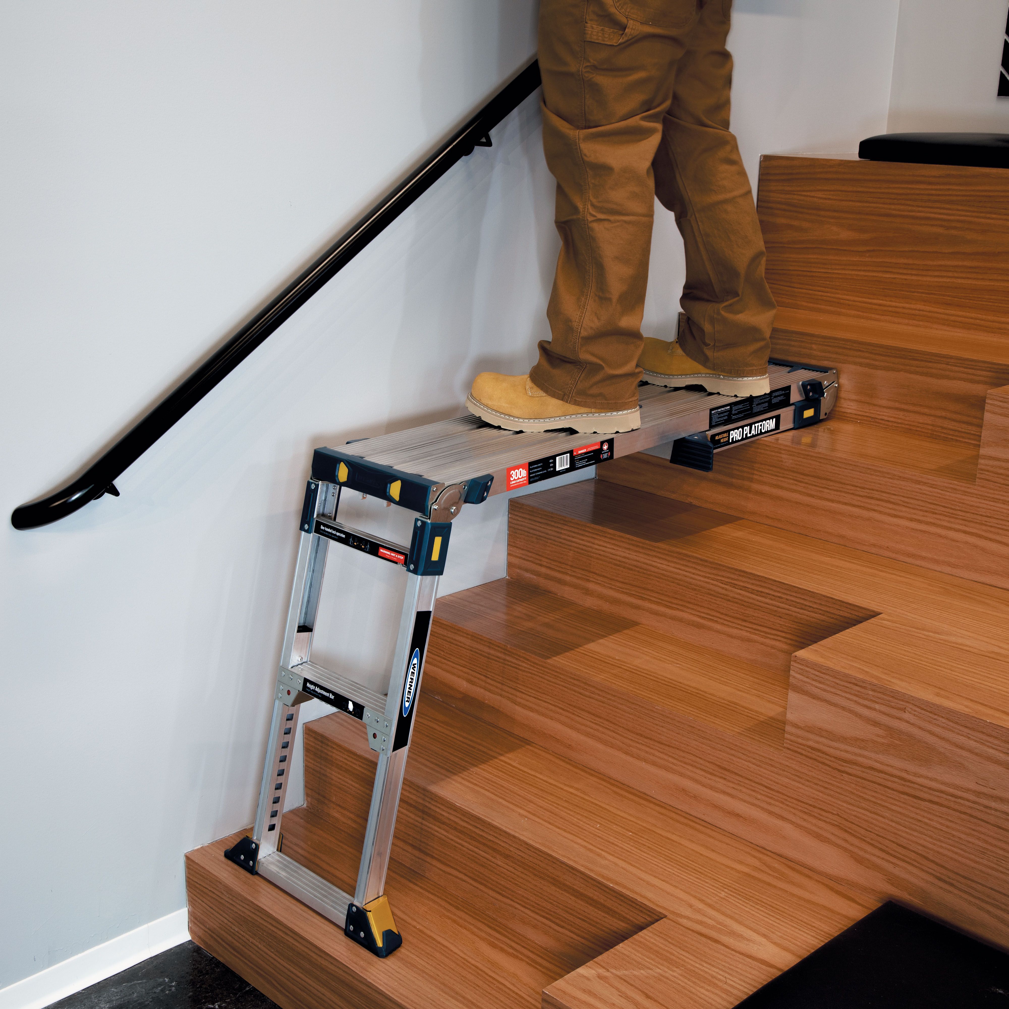 Werner 1 tread Plastic & steel Foldable Step stool (H)0.76m - 22