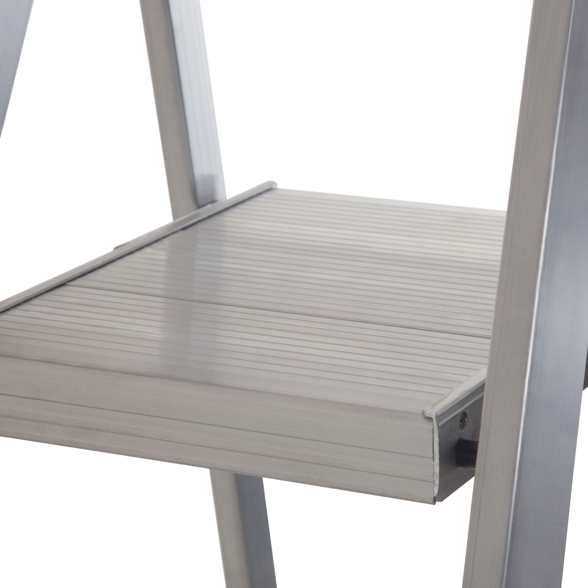 Werner 11 tread Aluminium Platform step Ladder (H)3.15m
