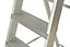 Werner 11 tread Aluminium Platform step Ladder (H)3.15m