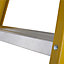 Werner 12 tread Aluminium & fibreglass Platform step Ladder (H)3.41m