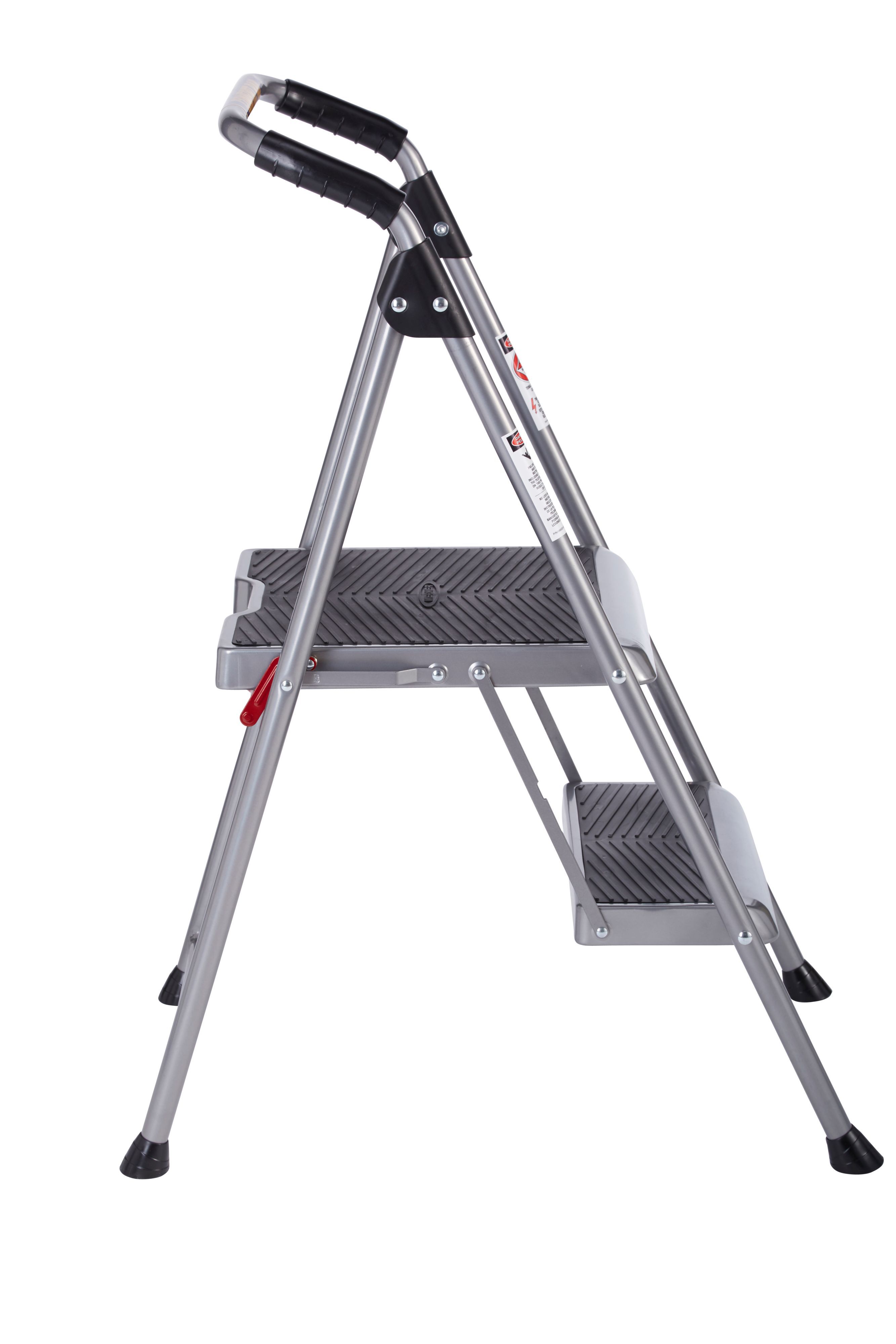Werner 2 tread Steel Foldable Step stool (H)0.9m - 4