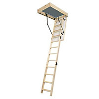 Werner 3 section 11 tread Loft ladder kit