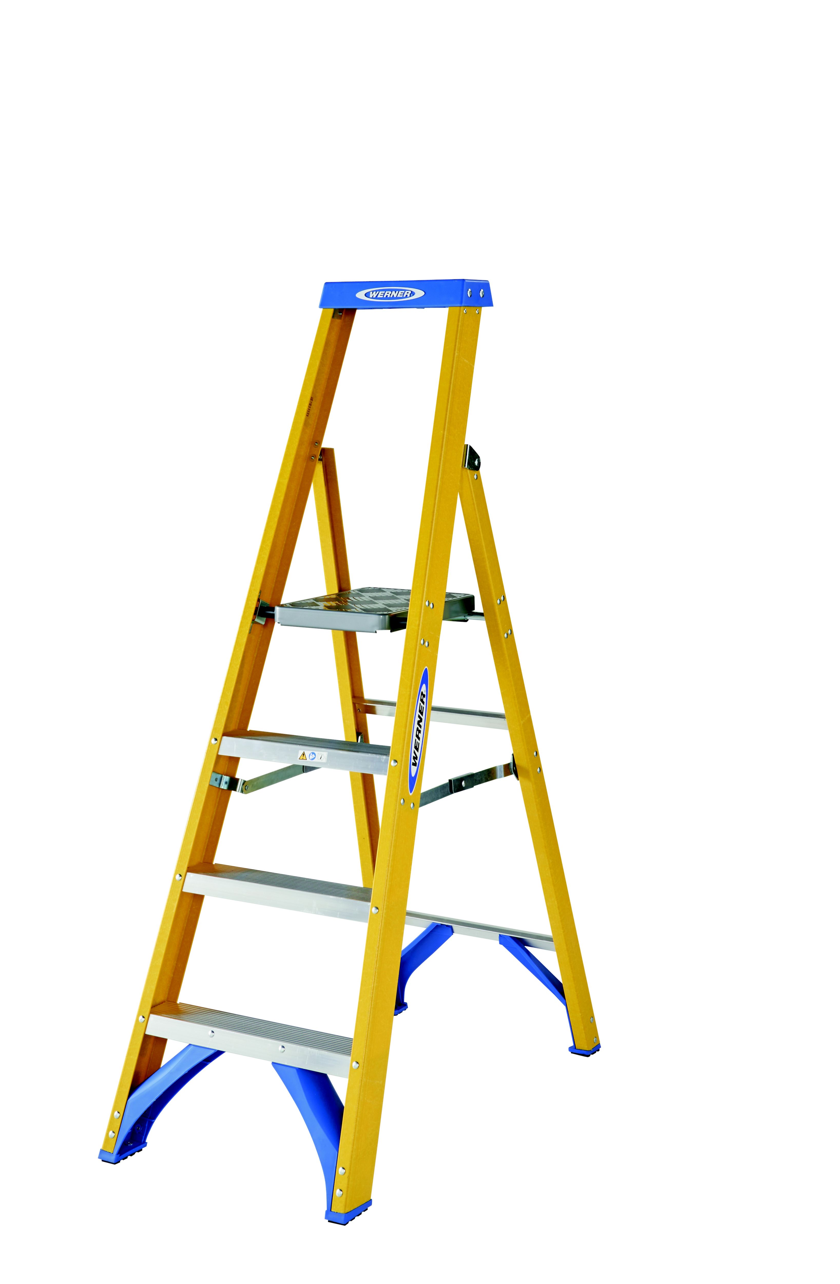 Fiberglass Platform Ladder - 4' Overall Height