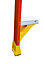 Werner 4 tread Fibreglass Platform step Ladder (H)2.13m