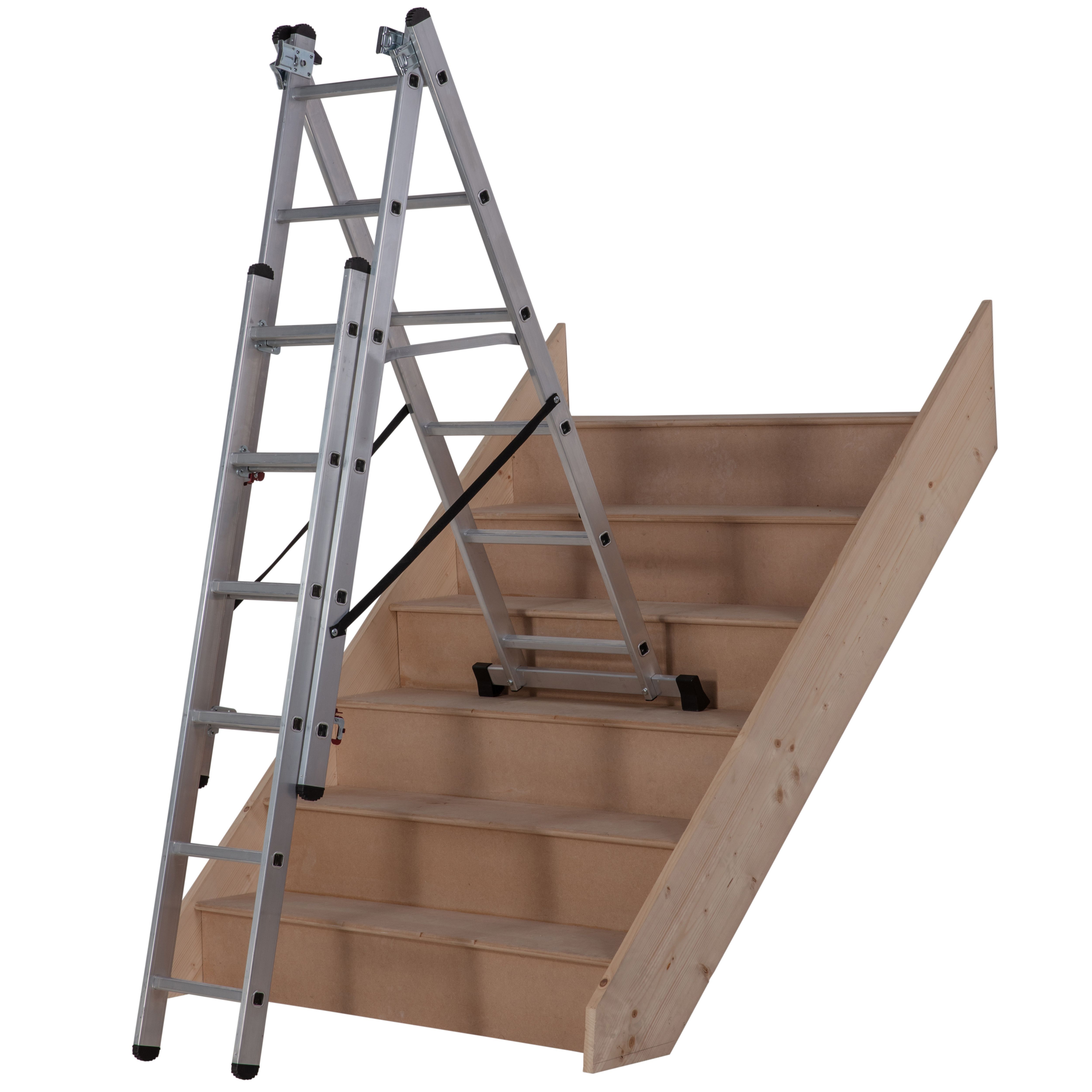 Werner 4-way 18 tread Combination Ladder - 4