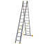Werner 5.68m Aluminium Combination Ladder