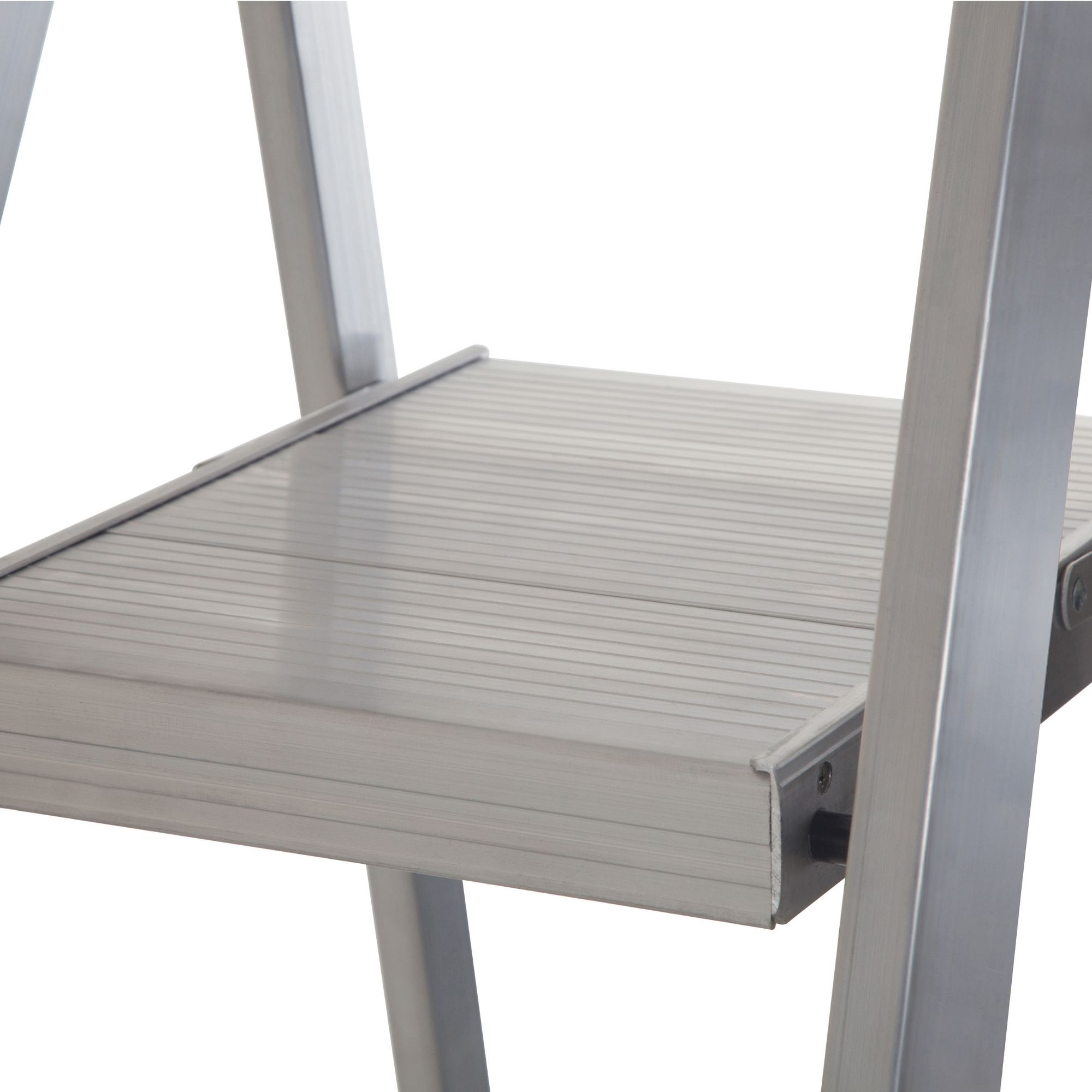 Werner 5 tread Aluminium Platform step Ladder (H)1.9m