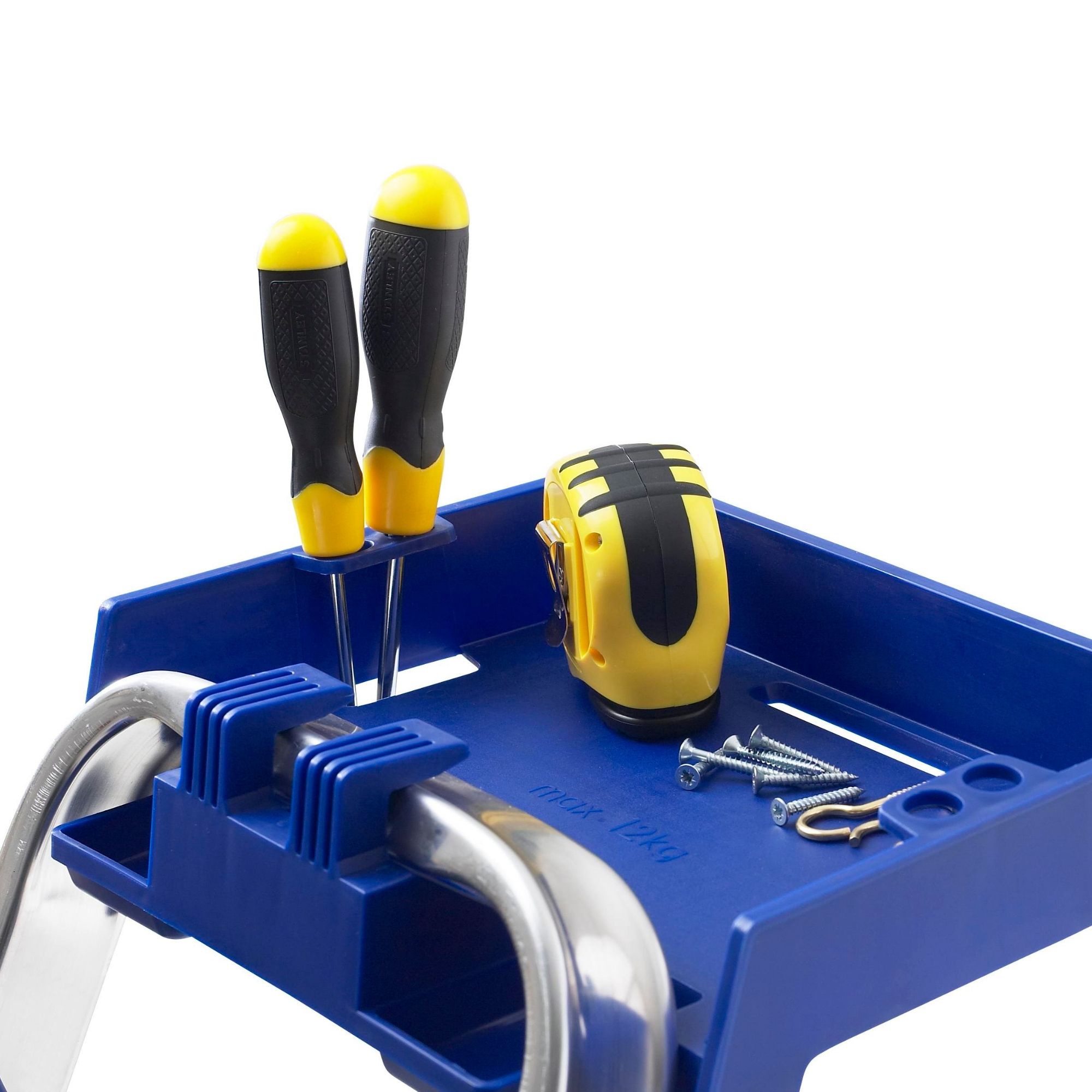 Werner 5 tread Aluminium & steel Step Ladder (H)1.68m - 3