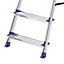 Werner 6 tread Aluminium Platform step Ladder (H)2.15m