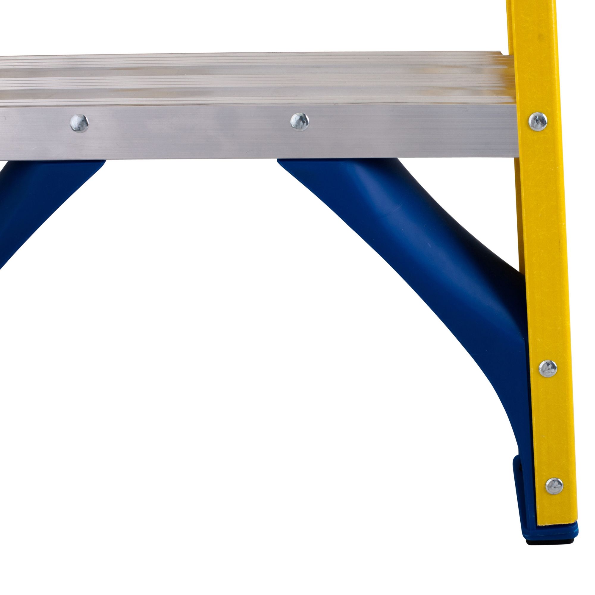 Werner 9 tread Aluminium & fibreglass Platform step Ladder (H)2.94m