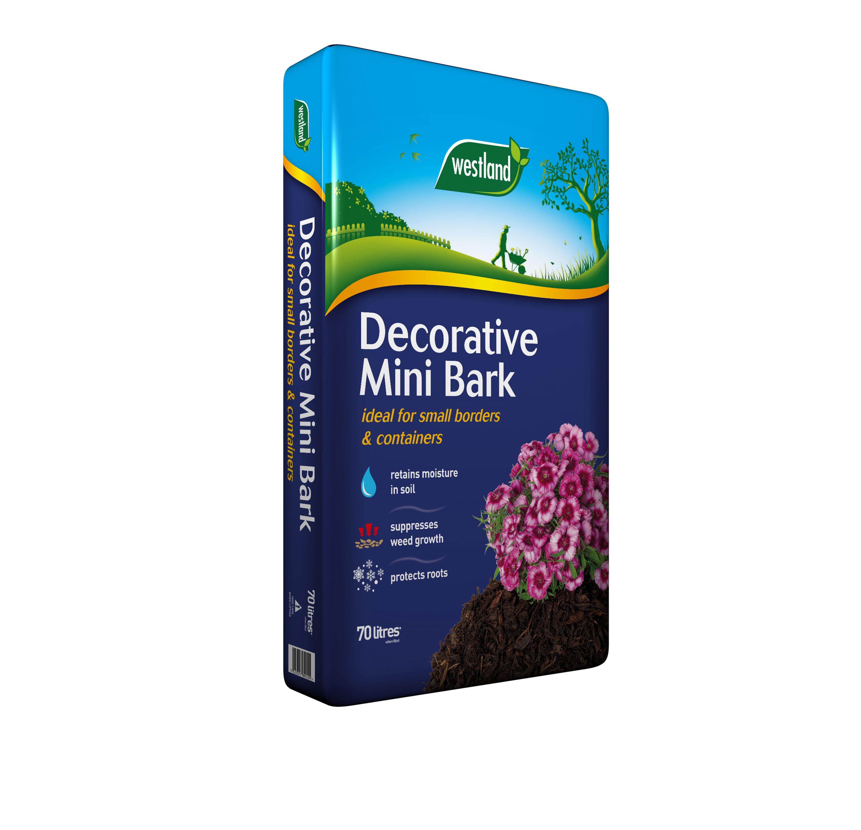 Westland Decorative Brown Large Bark chippings 70L Bag