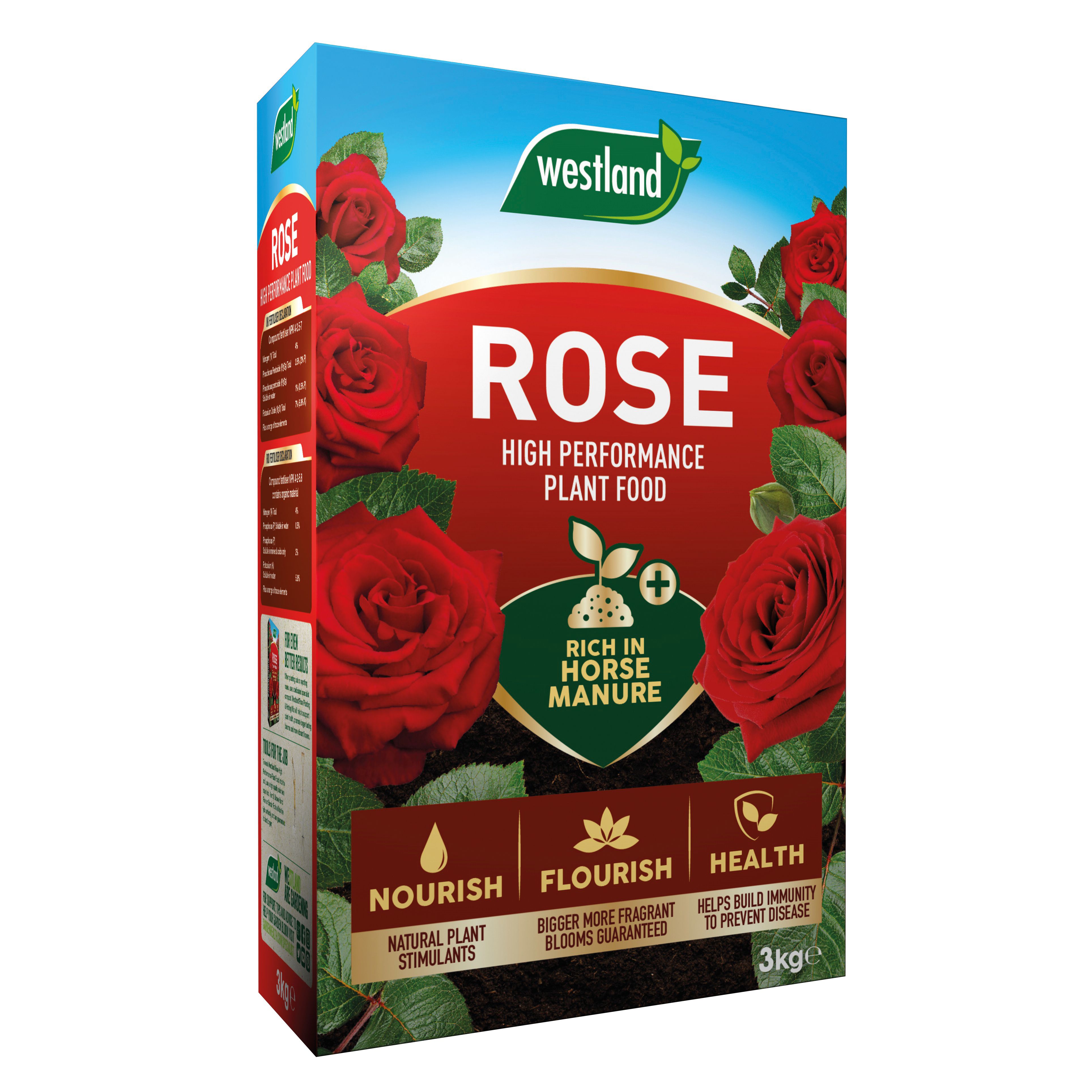 Westland Enriched horse manure Rose Plant feed Pellets 3kg