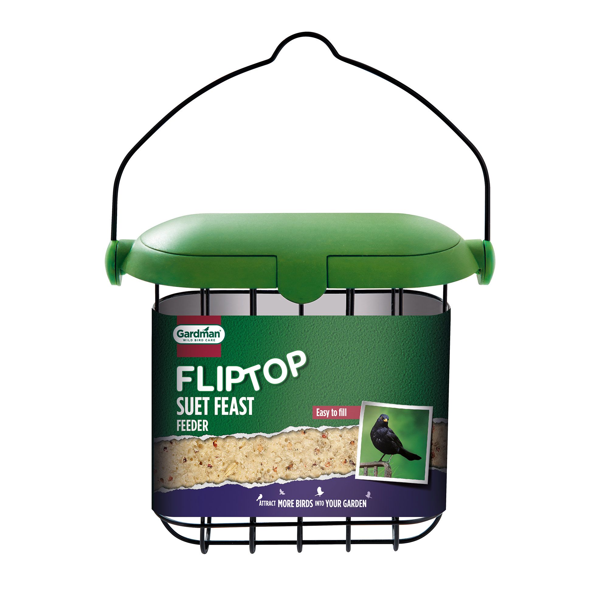 Westland Flip top Steel Suet block Bird feeder DIY at B&Q