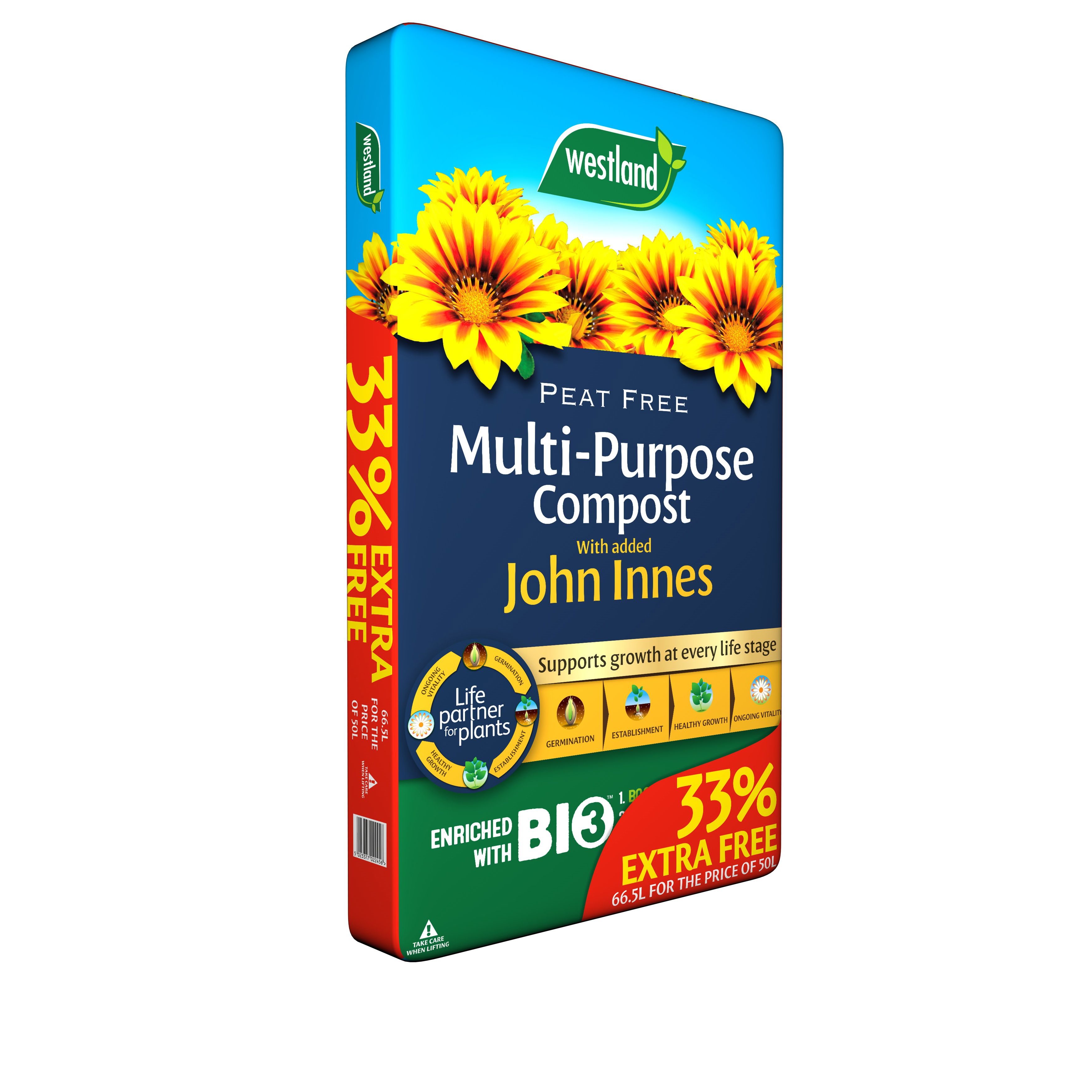 Westland John Innes Multipurpose Compost 66.5L Bag DIY at B&Q