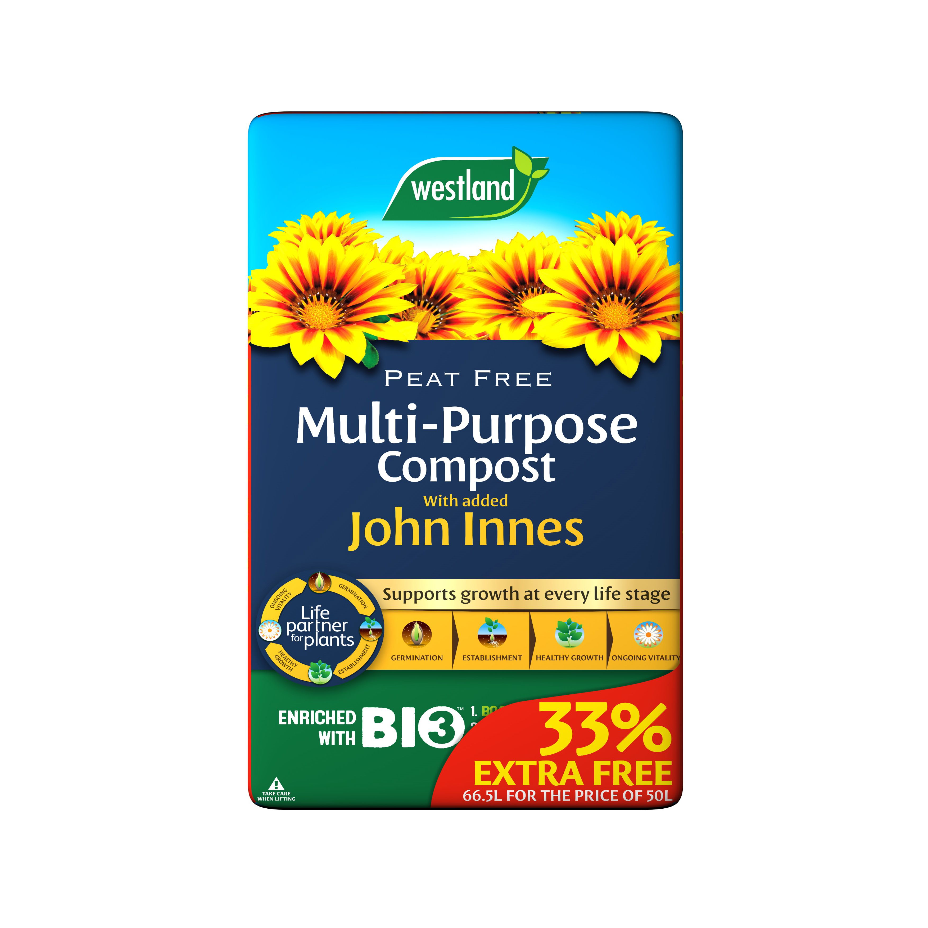 Westland John Innes Peat-free Multi-purpose Compost 66.5L