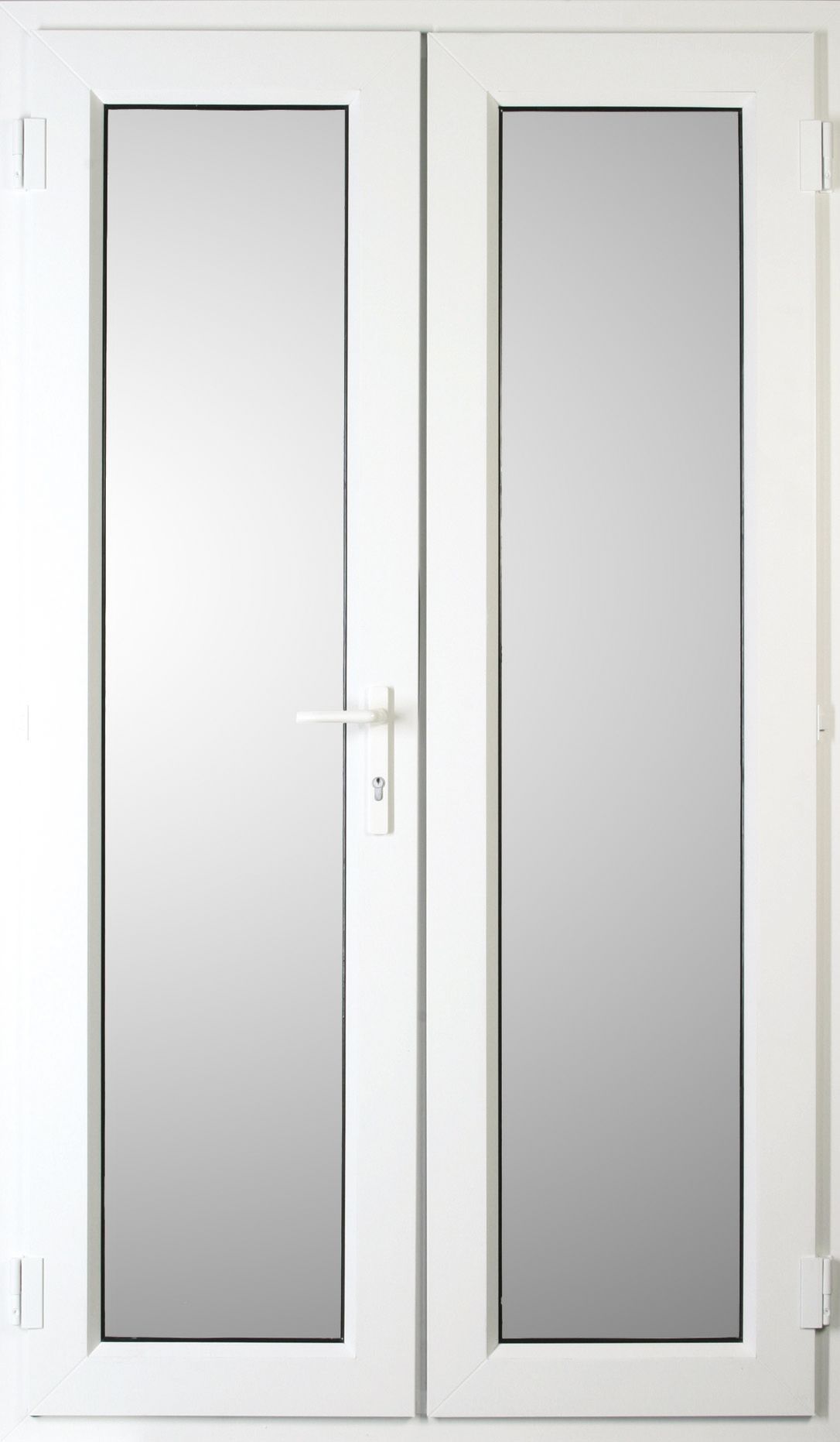 Weston 1 Lite Glazed White uPVC External Patio Door set, (H)2055mm (W)1190mm